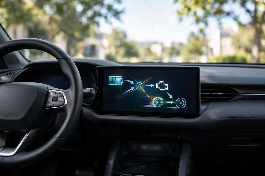 BMW plug-in hybrid high-voltage battery components